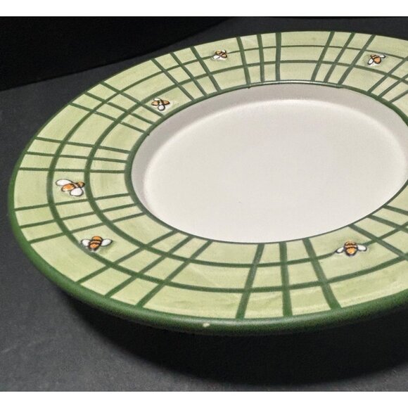 Yankee Candle Birdhouse Garden Bee Ceramic Candle Shade & Plate Holder - Picture 2 of 11